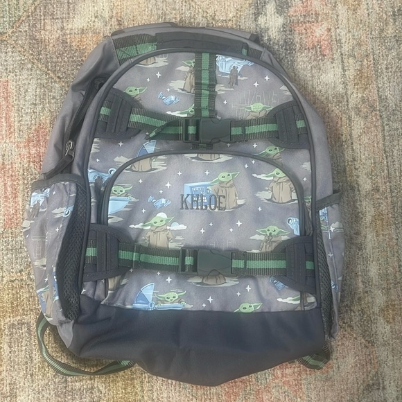 Star Wars Other - New! Pottery Barn Kids Large Mackenzie Backpack in Baby Yoda Grogu Mandolorian
